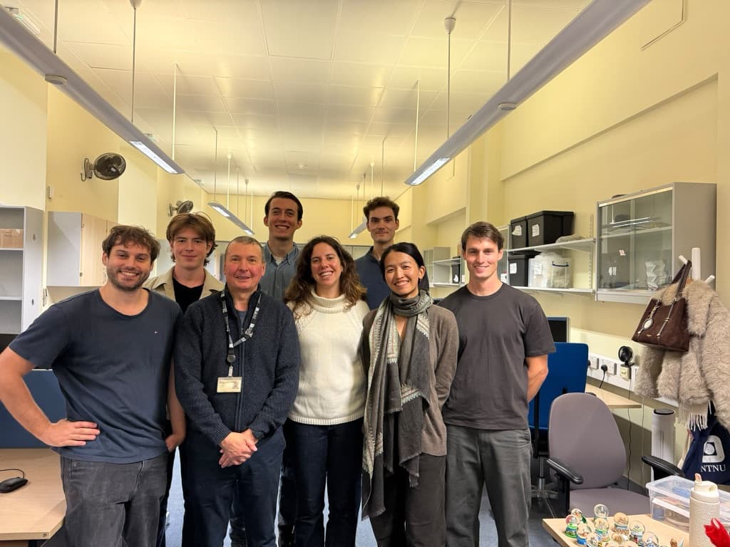 Rethink Matters members with Professor Fabrizio Scarpa outside his office